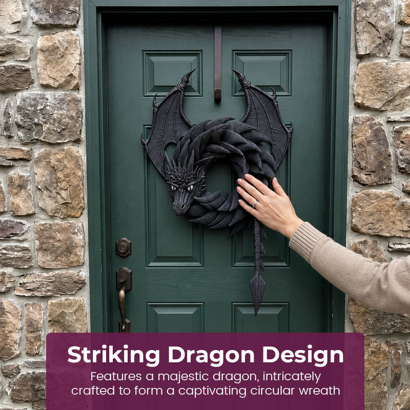 🔮 Handgemaakte Mystieke Drakenkrans — Transformeer Je Muur Met Magie! 🐉✨