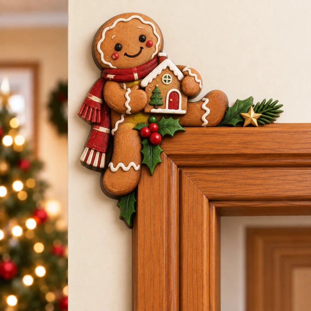 Schattige Kerst Hoekdecoratie Voor Deurposten | De Leukste Kerstblikvanger! 🎅🚪