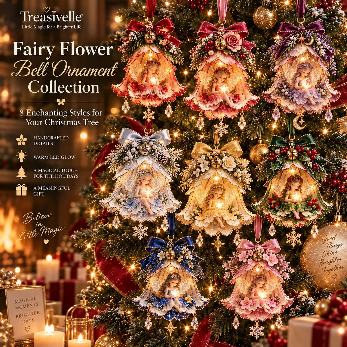 🔮 Magische Fairy Bell Kersthanger | Breng Direct Sprookjesachtige Sfeer in Je Boom! 🧚