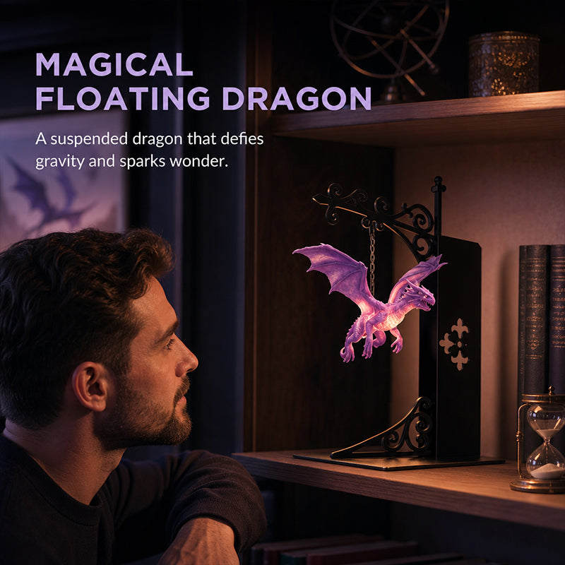 ✨ Breng je boekenkast tot leven! De magische zwevende draak die sfeer maakt 📚