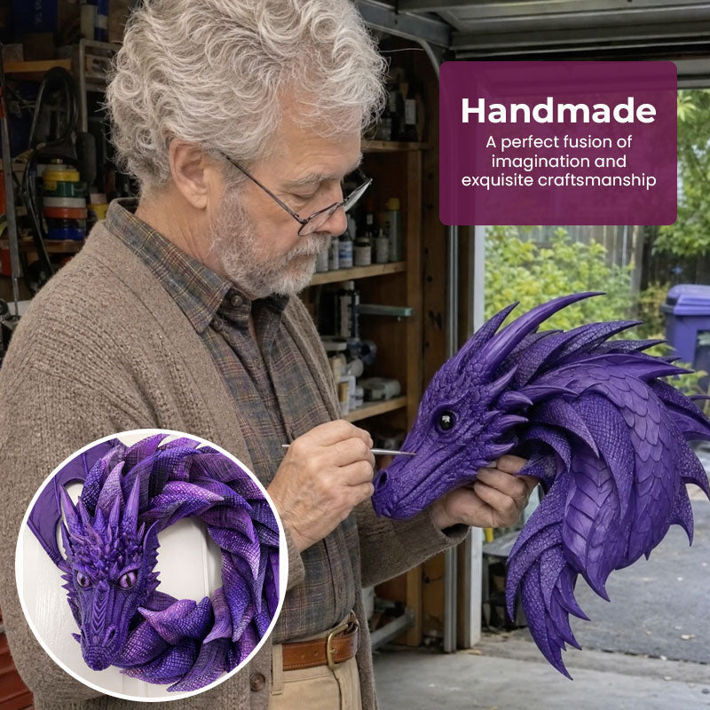 🔮 Handgemaakte Mystieke Drakenkrans — Transformeer Je Muur Met Magie! 🐉✨