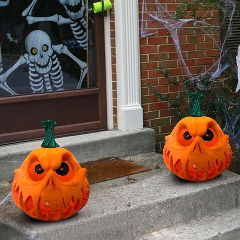 🎃👻 Kammottavan hohtavat kurpitsalyhdyt opastavat sinut karkkien yltäkylläisyyden maahan 🎁🍬