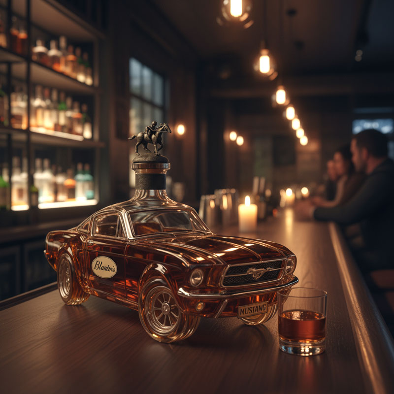 🥃 Mustangi-whiskypullo – vapautta, joka valuu lasiin