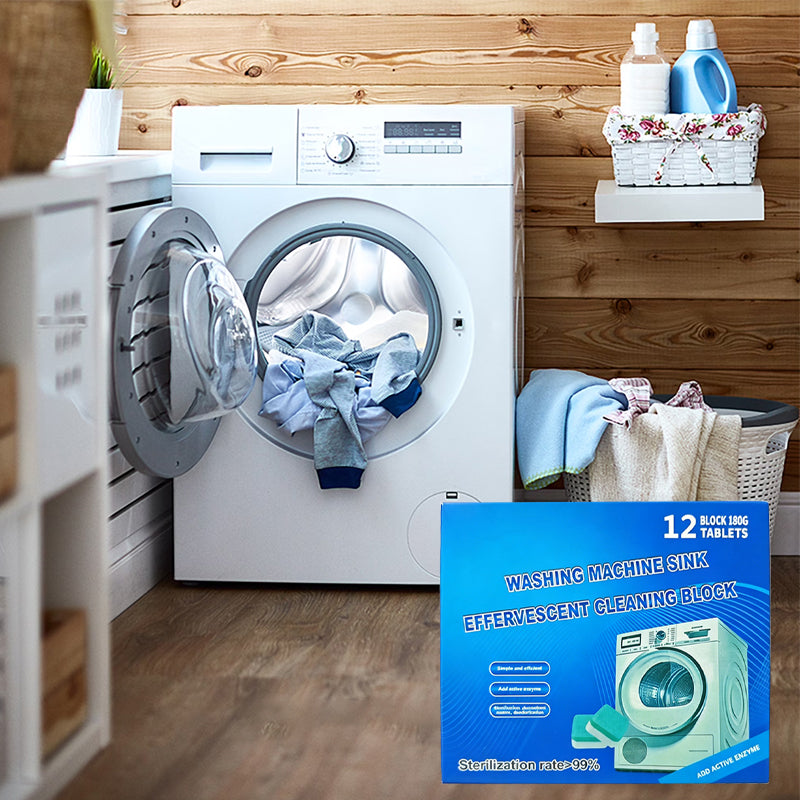 Weg met muffe was! 🧼 Dieptereinigende bruistabletten voor een kalkvrije en frisse wasmachine