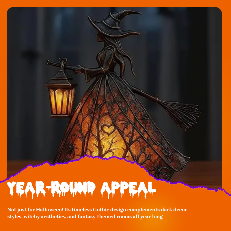 Halloween Witch Lamp