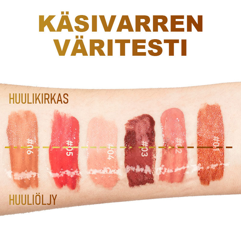 💄 Vetinen kaksipäinen huulikiilto 💋