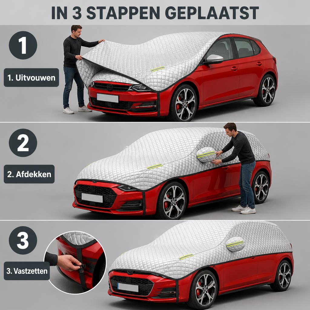 4-Seizoenen Autohoes – Bescherming Tegen Zomerhitte & Wintervorst!