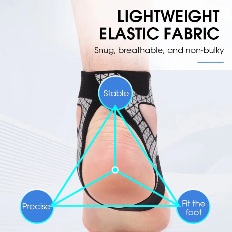 🏆 Krijg je stabiliteit terug – Professionele elastische enkelbandage voor pijnvrij bewegen
