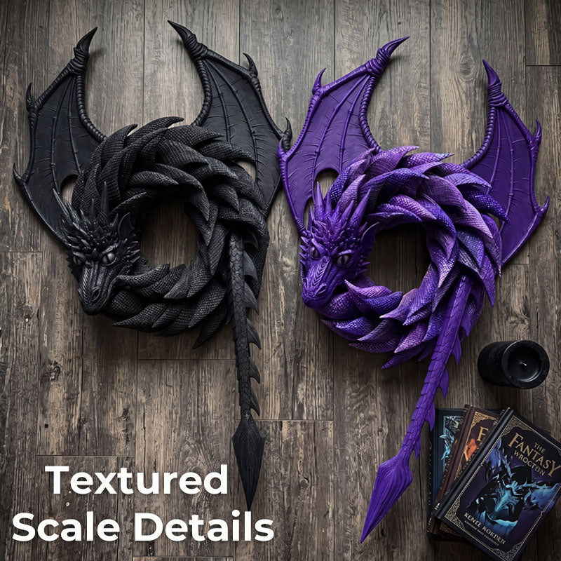 🔮 Handgemaakte Mystieke Drakenkrans — Transformeer Je Muur Met Magie! 🐉✨
