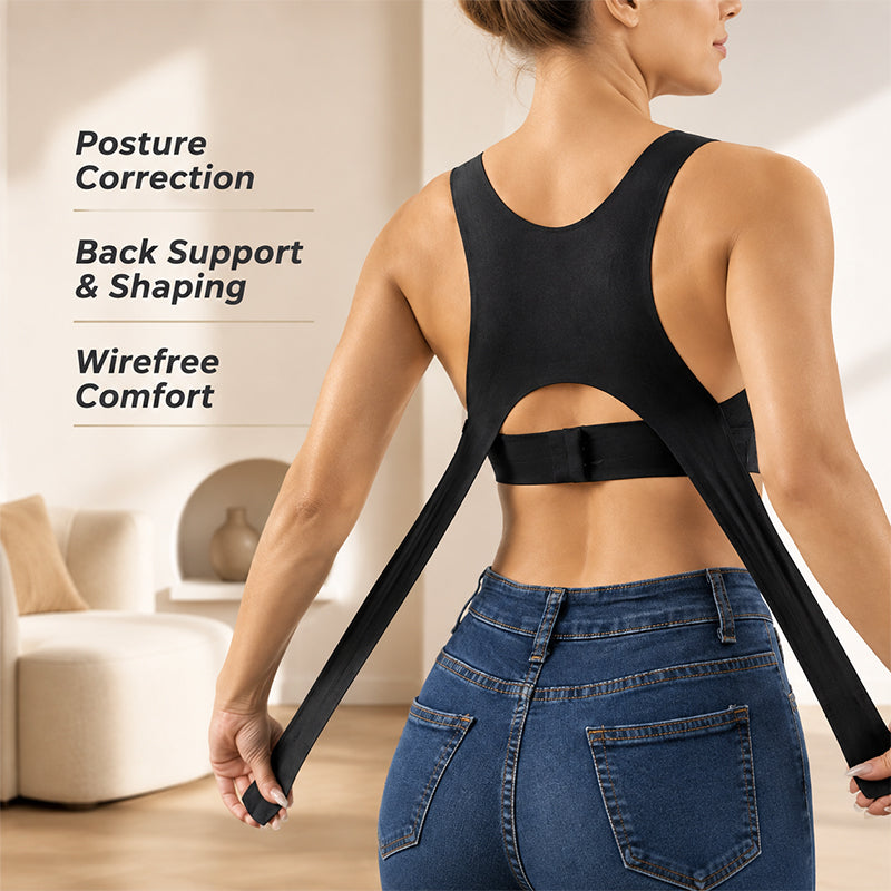 Direct een Strakke Rug & Zelfverzekerde Houding! 🌸 Corrigerende Comfort BH