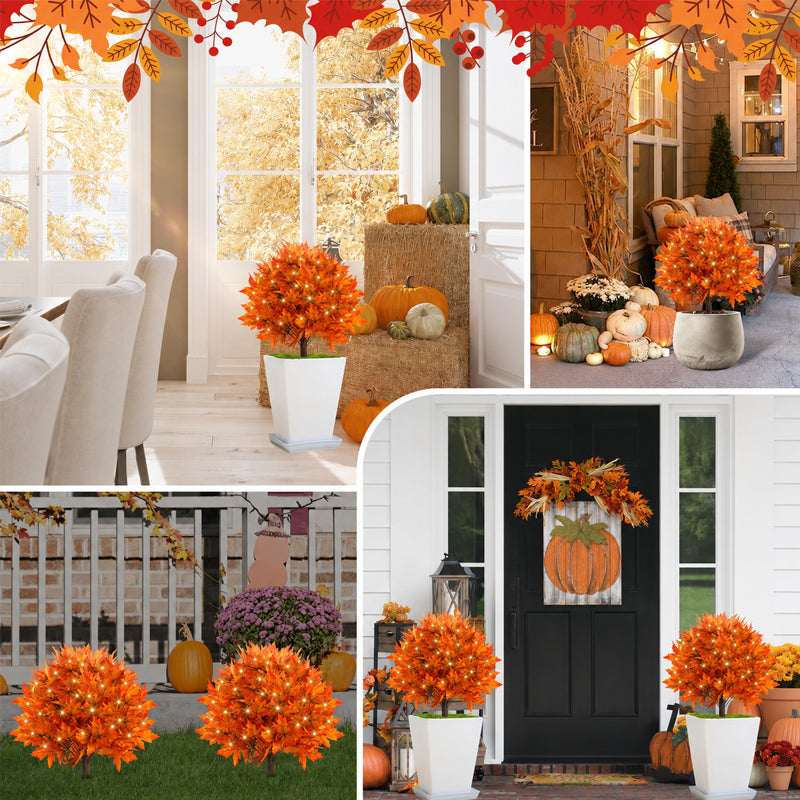 Maak van Jouw Huis een Warm Herfstparadijs 🍂✨ | Luxe LED-Esdoornboom