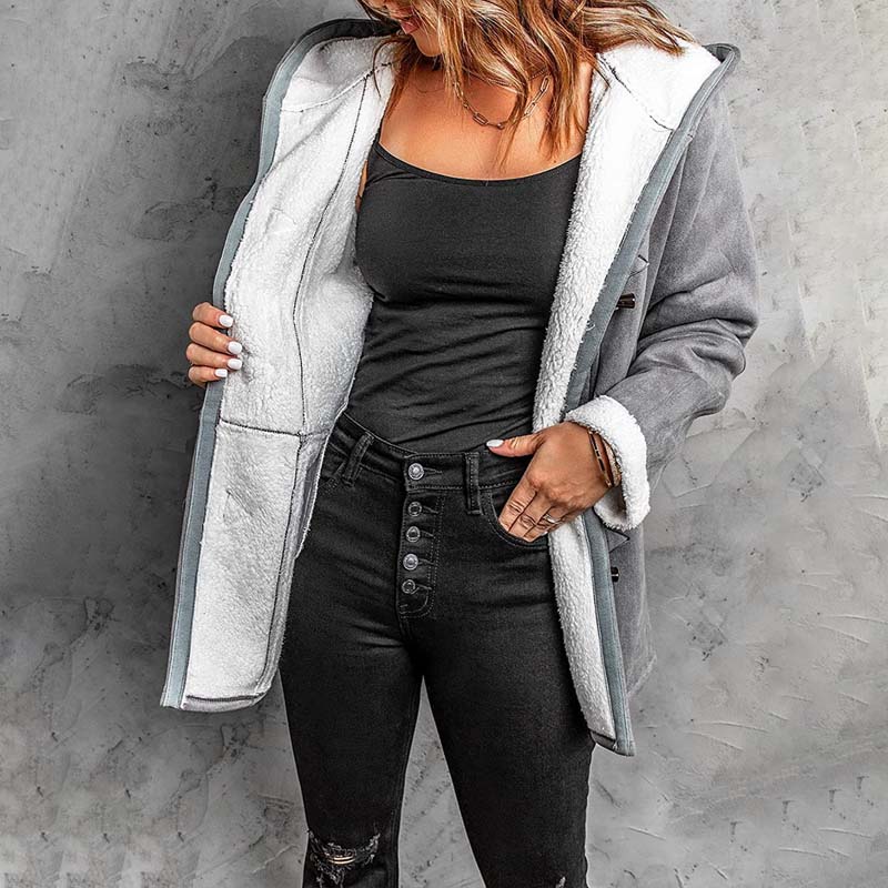 🍂🧥 Syksyn Lämpö — Naisten Keski-Pitkä Trenchcoat: Tyylikäs & Käytännöllinen 🌟