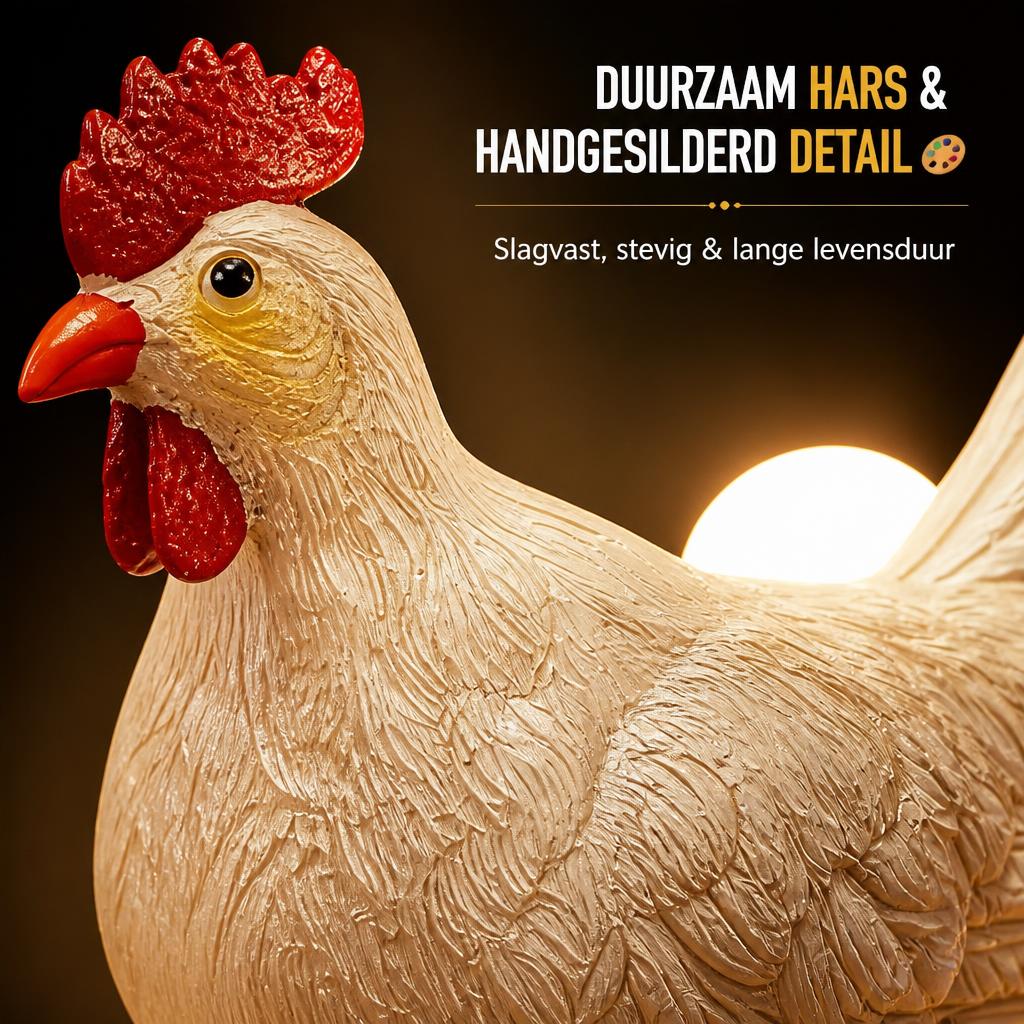 Breng Direct Vrolijkheid in Huis! 🐔💡 Het Meest Unieke Cadeau van het Jaar (Kip Eierlamp)