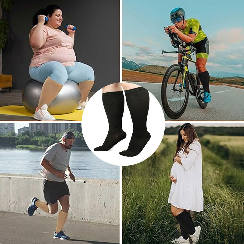 🧦 Plus-Koko Kompressiosukat 2XL–7XL