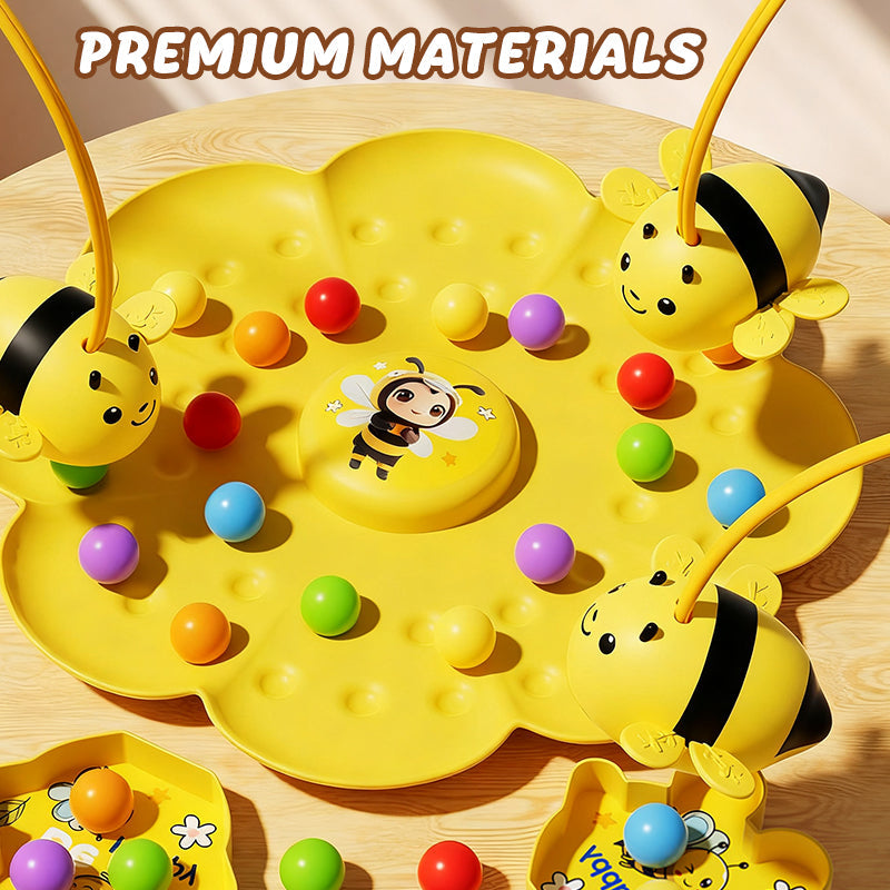 🐝 Pieni Mehiläinen - Magneettinen Helmien Keräilylelu Perheille