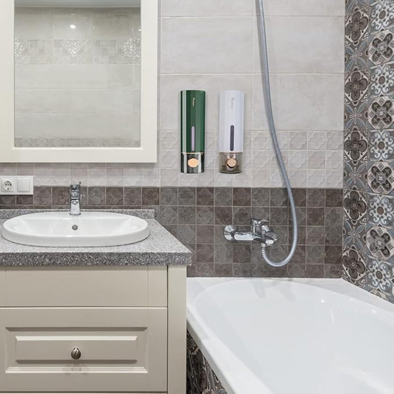 ✨ Seinään asennettava saippua-annostelija ilman reikiä 🧼 Pidä kylpyhuone ja keittiö puhtaina 🚿
