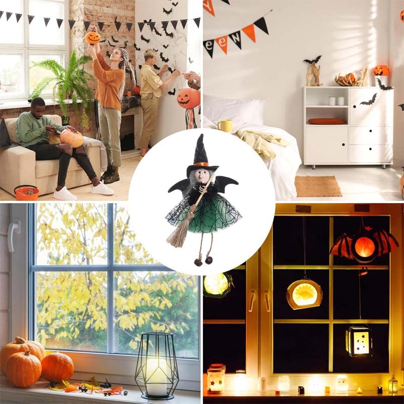 🧙‍♀️ Noidan riipuskoriste Halloweeniin - Taianomainen Katokoriste ja Ovea Koristelemaan 🎃👻