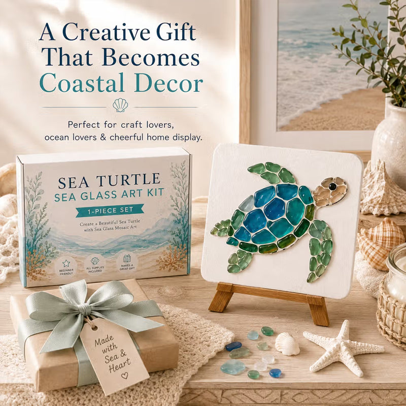 🌊 Breng de Rust van de Oceaan in Huis ✨ DIY Zee-Glas Kunstset