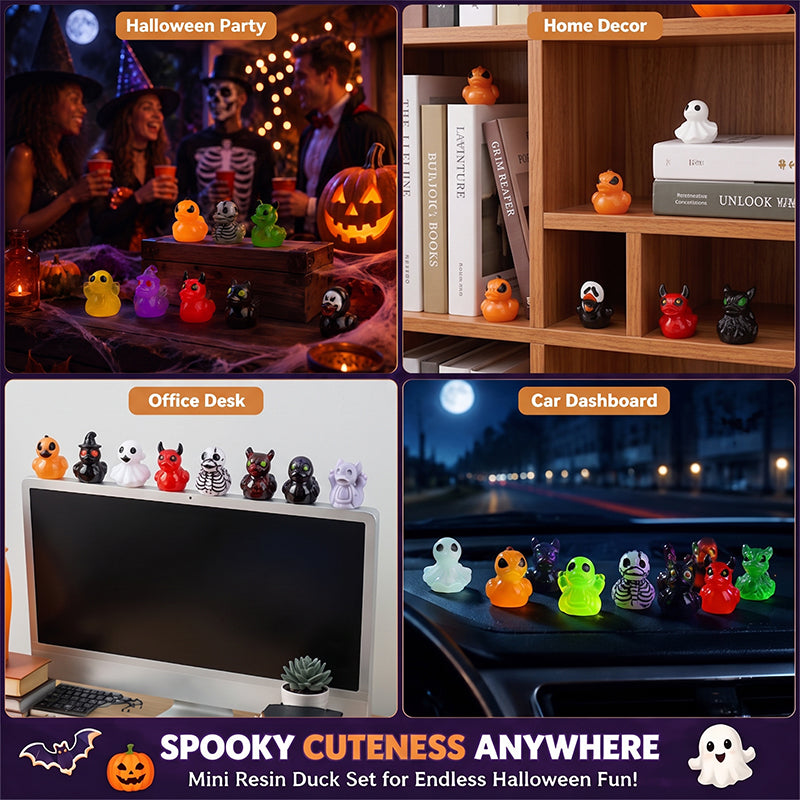 🐤 Maak Halloween Onvergetelijk 🎃 Mini Griezeleendjes voor de Leukste Zoektocht!