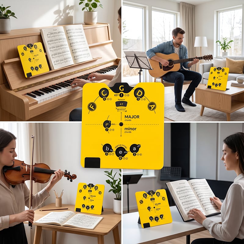 🎸 Cirkel van Vijfden Songwriting Schijf — Van Creatieve Blockades Naar Prachtige Akkoordprogressies! ✨