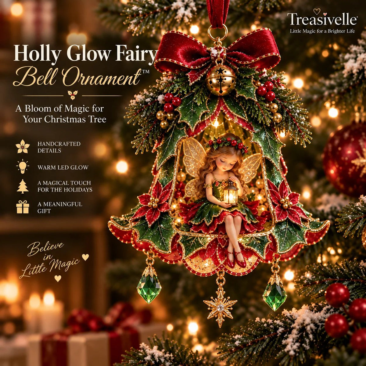 🔮 Magische Fairy Bell Kersthanger | Breng Direct Sprookjesachtige Sfeer in Je Boom! 🧚
