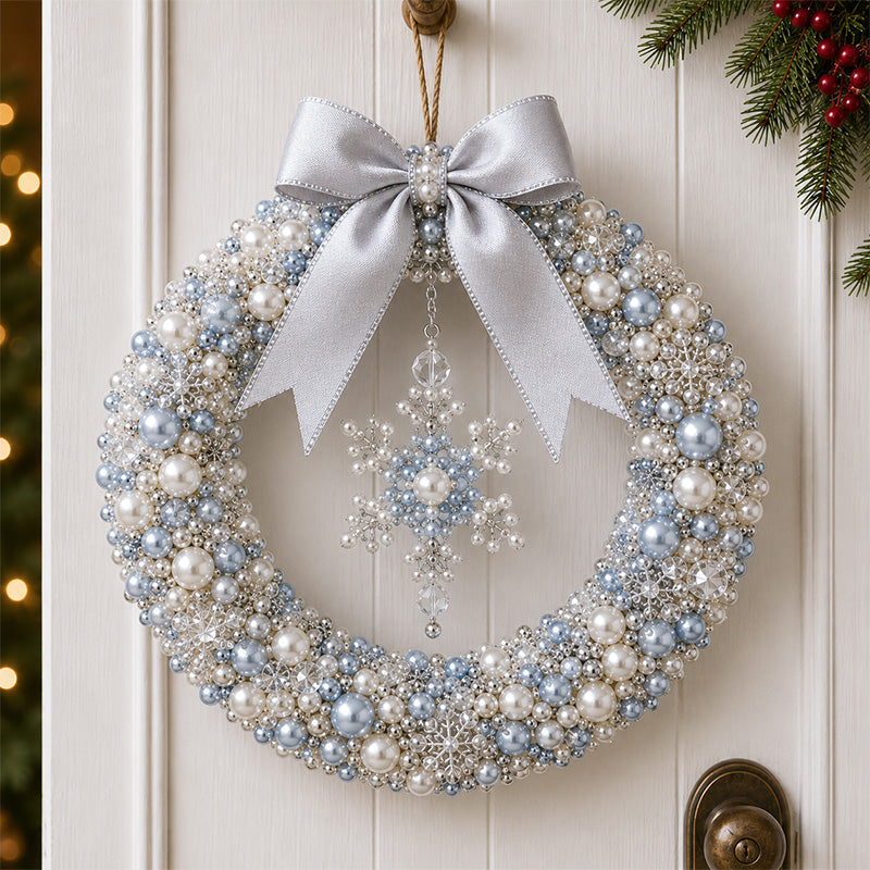 🎀 DIY Luxe Parel Kerstkrans Set | Uniek Handgemaakt Kerstcadeau & Decoratie ✨