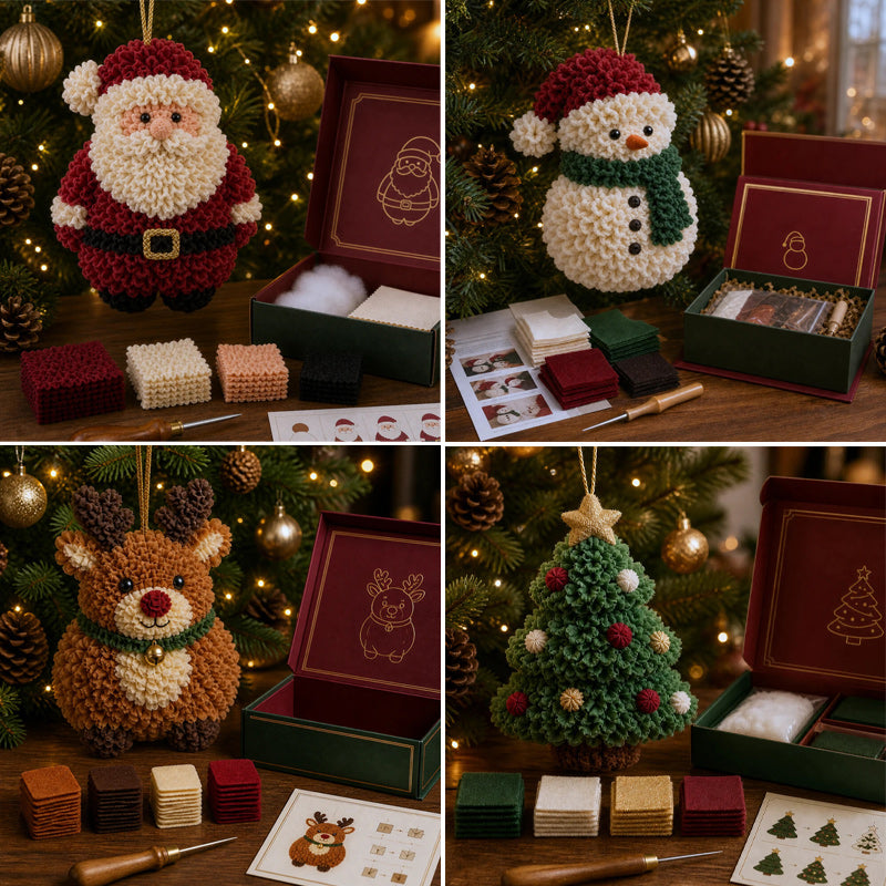 🎄 Maak Je Eigen Magische Kerstdekoratie | 3D DIY Prikpakket Voor Het Hele Gezin