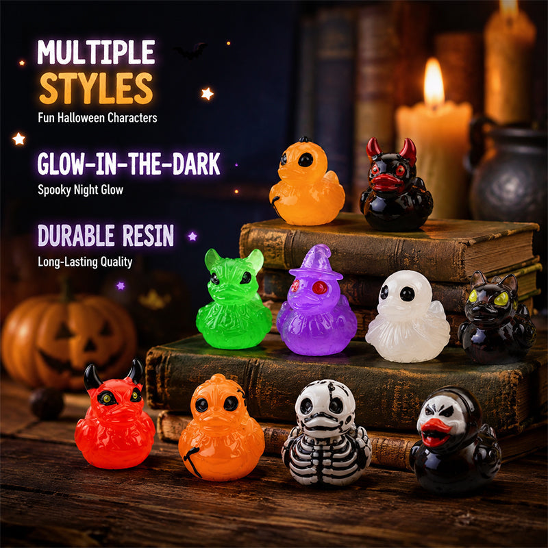 🐤 Maak Halloween Onvergetelijk 🎃 Mini Griezeleendjes voor de Leukste Zoektocht!