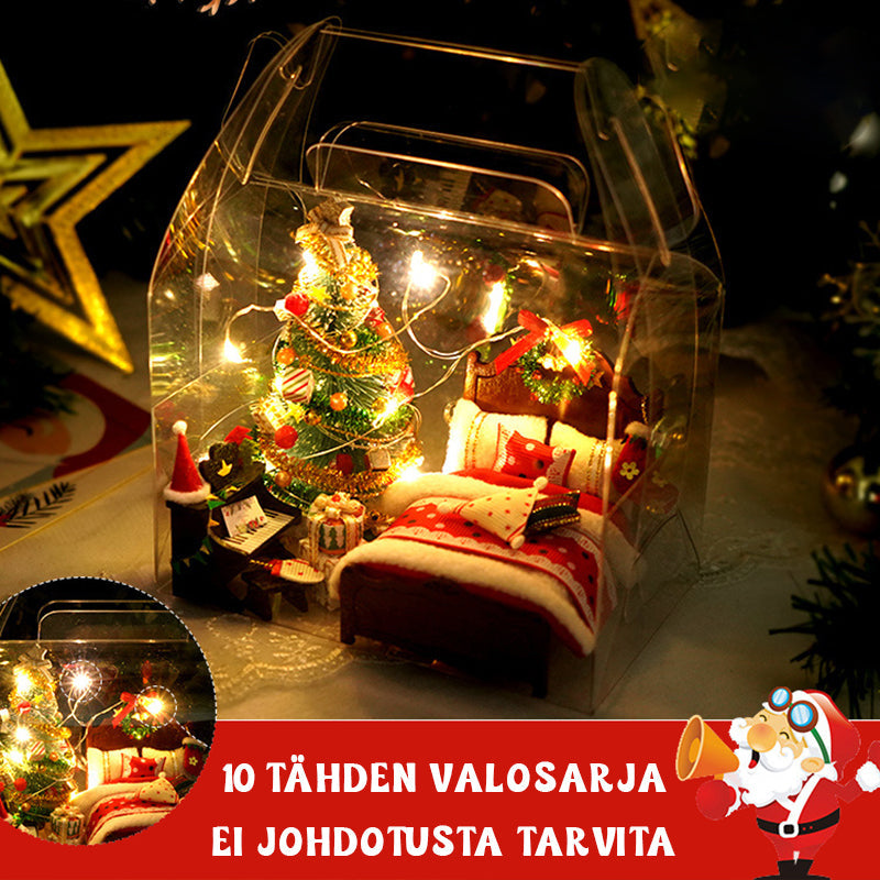 🎄 Joulukalustesetti Miniatureinä - Täydellinen Koriste ja Lahjaidea 🎁