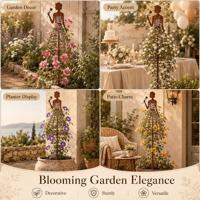 Elegante Jurk Plantensteun – Transformeer Je Tuin In Een Romantisch Paradijs 🌹