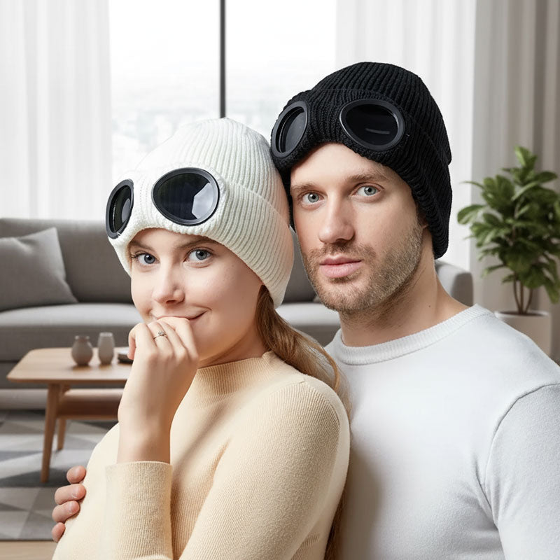 ✨ Silmälasipipo Hiihtoon & Ulkoiluun - Lämpimästi ja Tyylikkäästi! ✨🧢