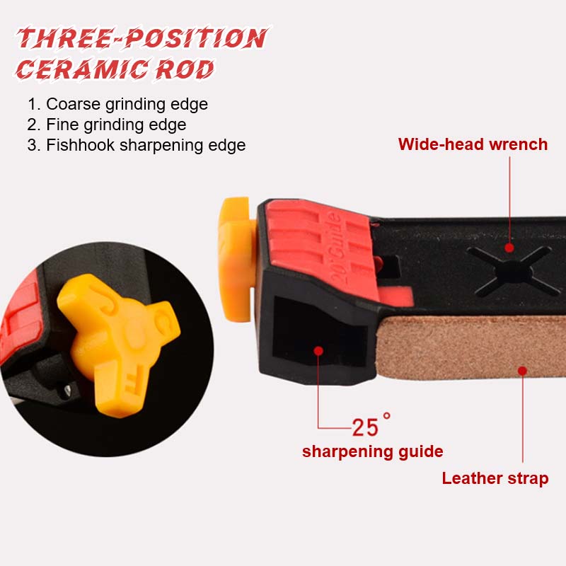 🔪 Outdoor Multi-Function Knife Sharpener Stone