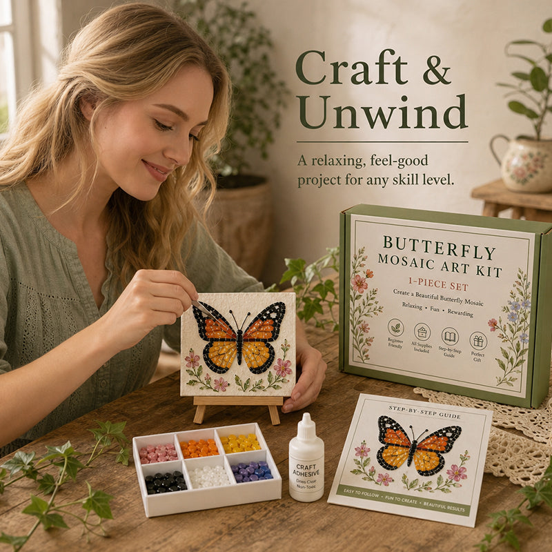 🌻🏡 Breng de Rust van een Bloementuin in Huis 🌸 DIY Mozaïek Kunstset