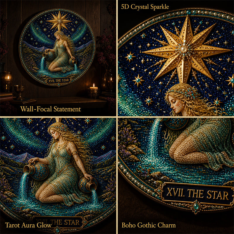 ✨ Laat Je Geest Tot Rust Komen: DIY 5D Tarot Diamond Painting – Creëer Jouw Eigen Magische Rustpunt 🔮