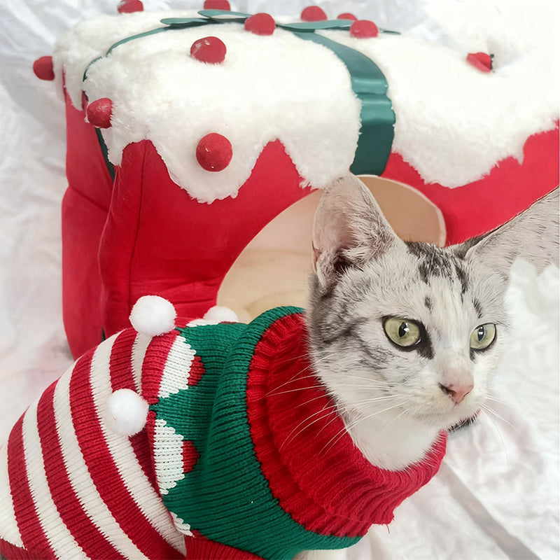 💥 50% JOULU-ENNAKKO-ALE! 🎁 | Lämmin Joulupeti Kissoille/Koirille 🐾 | Pehmomateriaali & Tunnelma 🎄