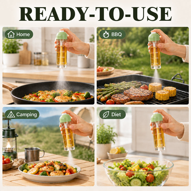 Nauwkeurige Oliespray (100 ml) – Gezond & Gecontroleerd Koken Zonder Overdose! 🥗
