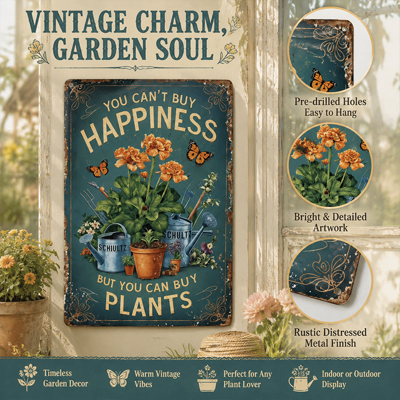 🌿 "Het Perfecte Plantenbord" – Breng Direct Sfeer, Humor & Geluk in Je Tuin!