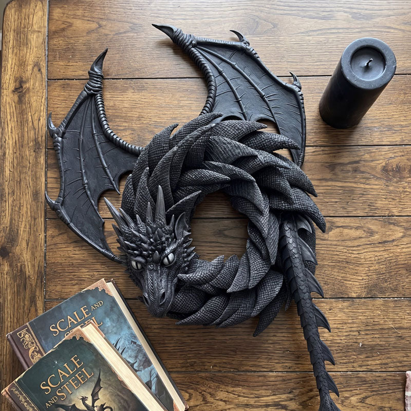 🔮 Handgemaakte Mystieke Drakenkrans — Transformeer Je Muur Met Magie! 🐉✨
