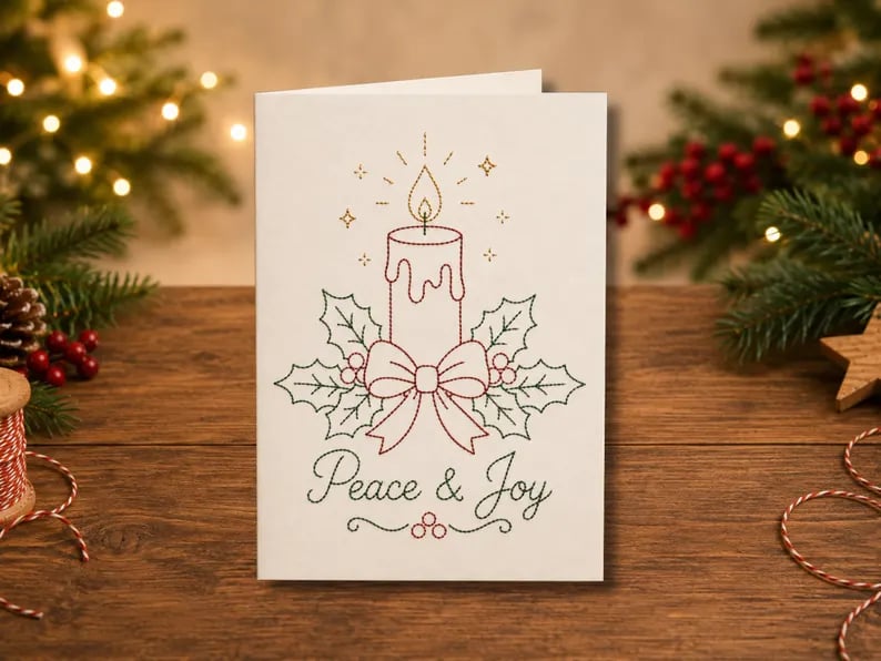 Creëer Warmte & Magie Met Jouw Eigen Kerstkaarten 🕯️