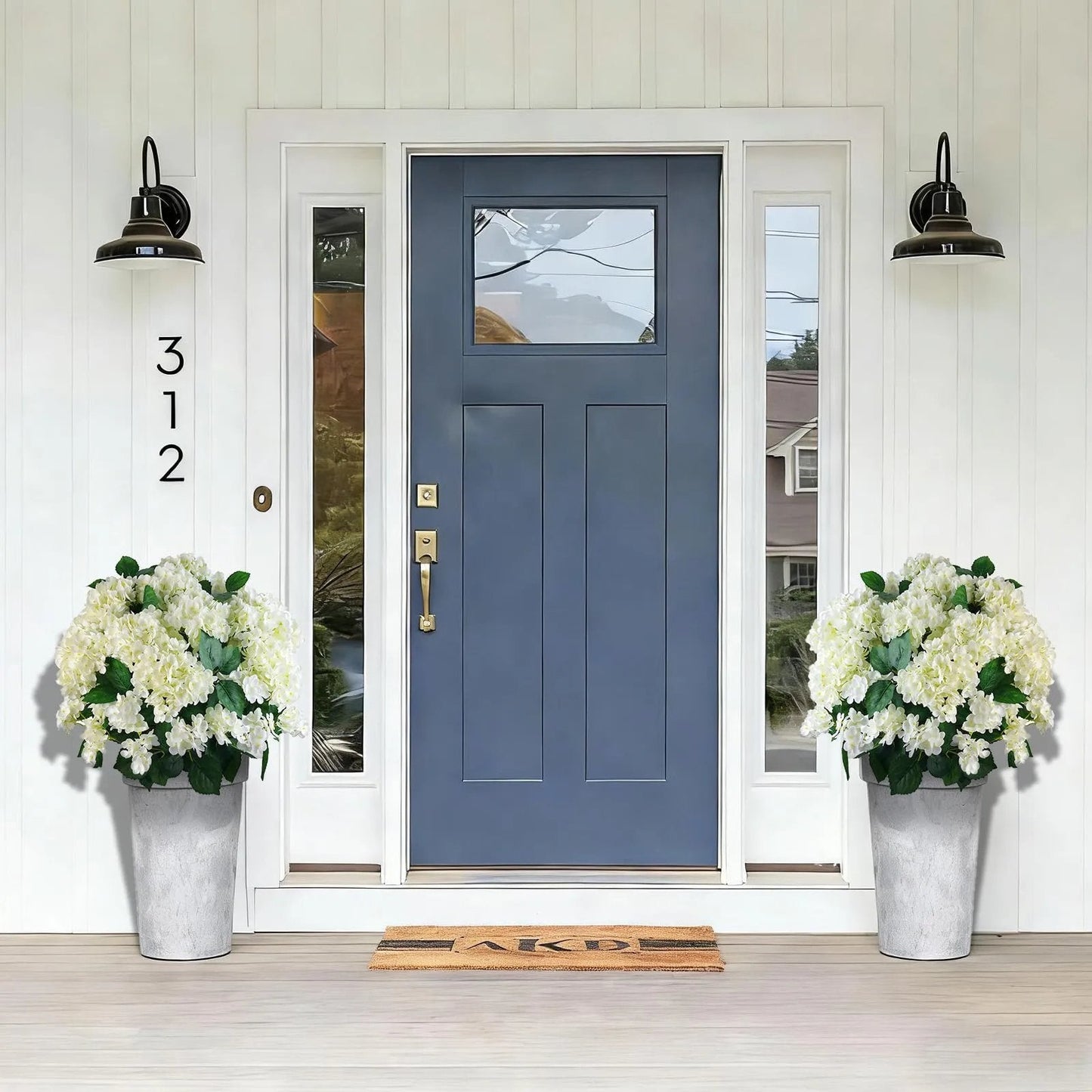 🌼 Kunstige hortensia's voor buiten – UV-bestendig, waterdicht en windbestendig 💐🌸