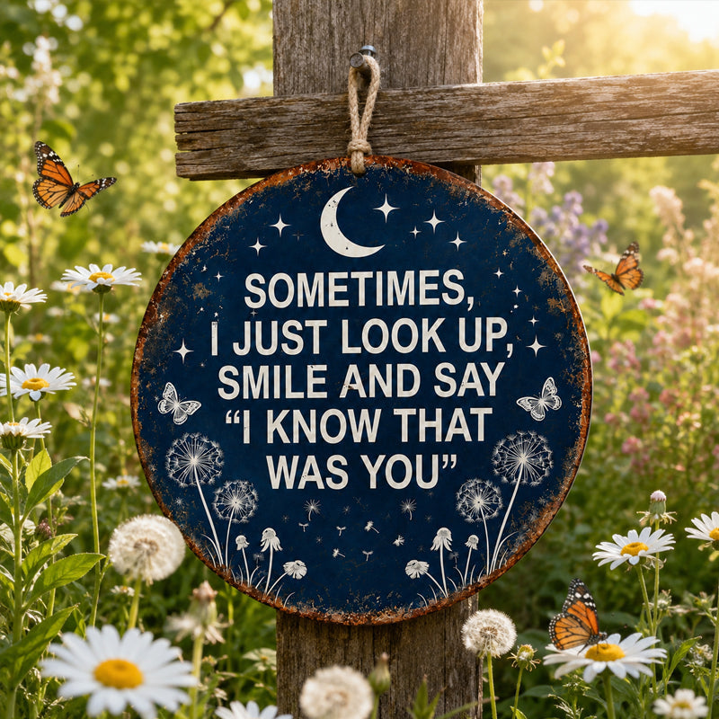 "Ik weet dat jij het was" – Teken van Liefde & Herinnering voor je Tuin 🌙