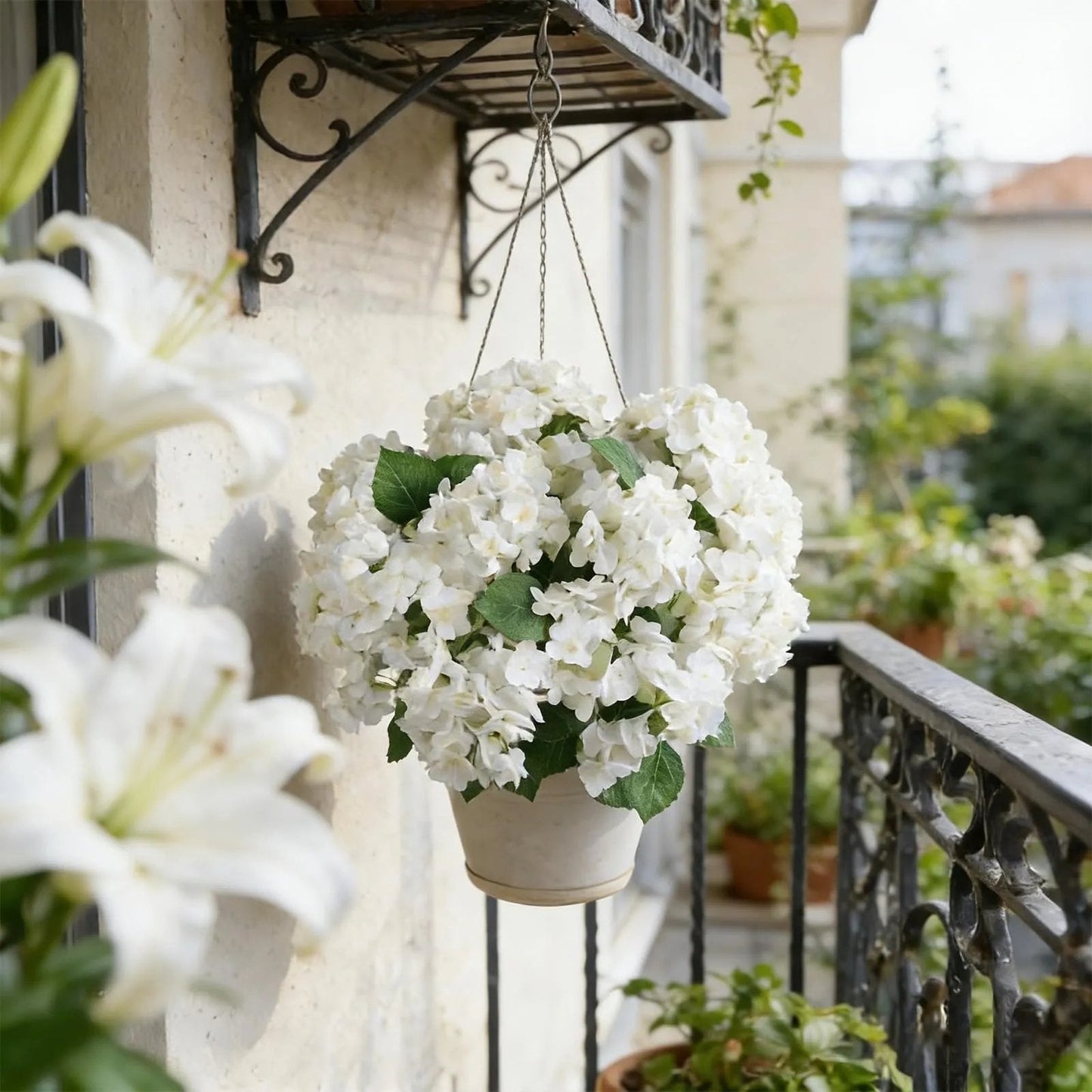 🌼 Kunstige hortensia's voor buiten – UV-bestendig, waterdicht en windbestendig 💐🌸