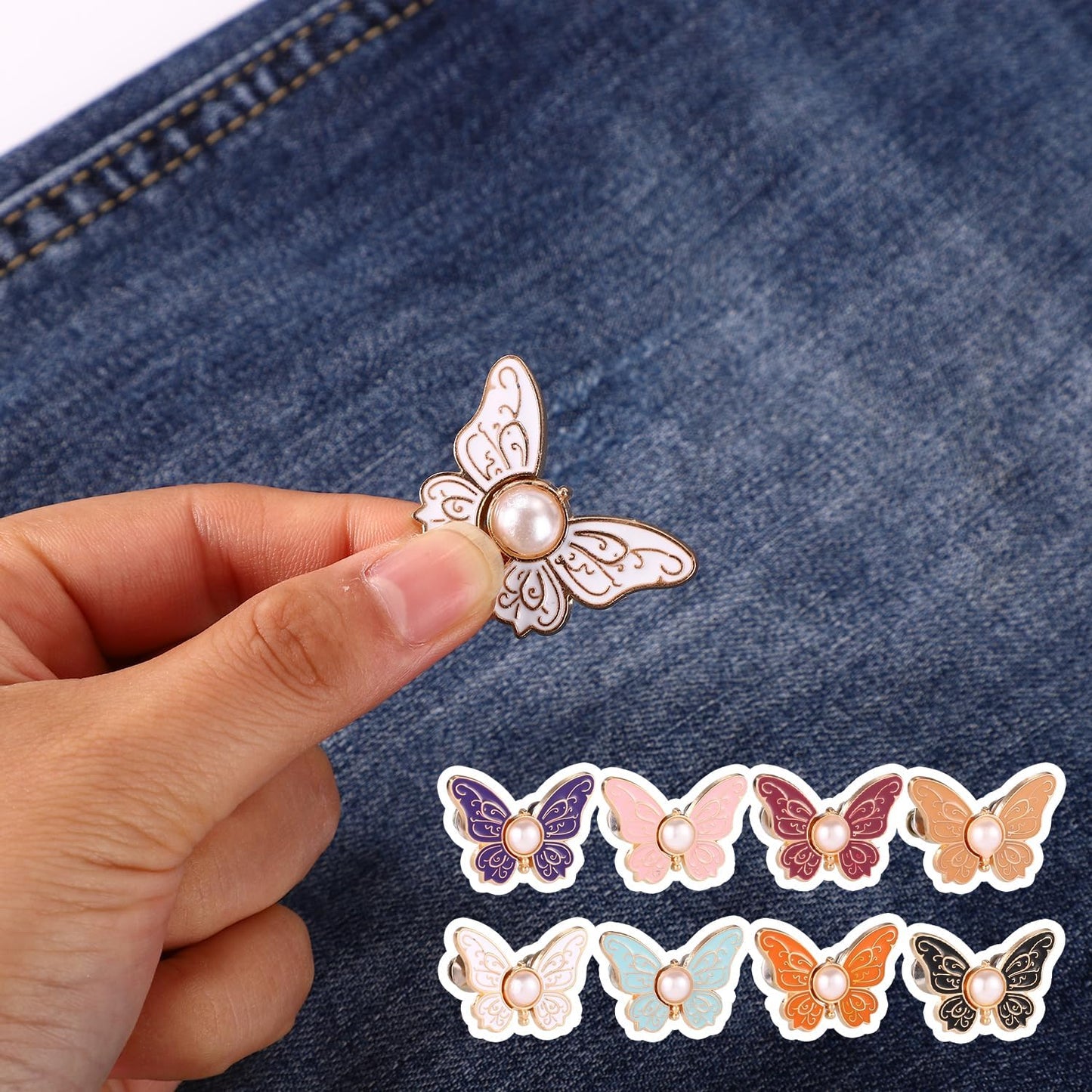 Je favoriete broek weer perfect passend! Elegante vlinder-clips voor een droomtaille 🦋