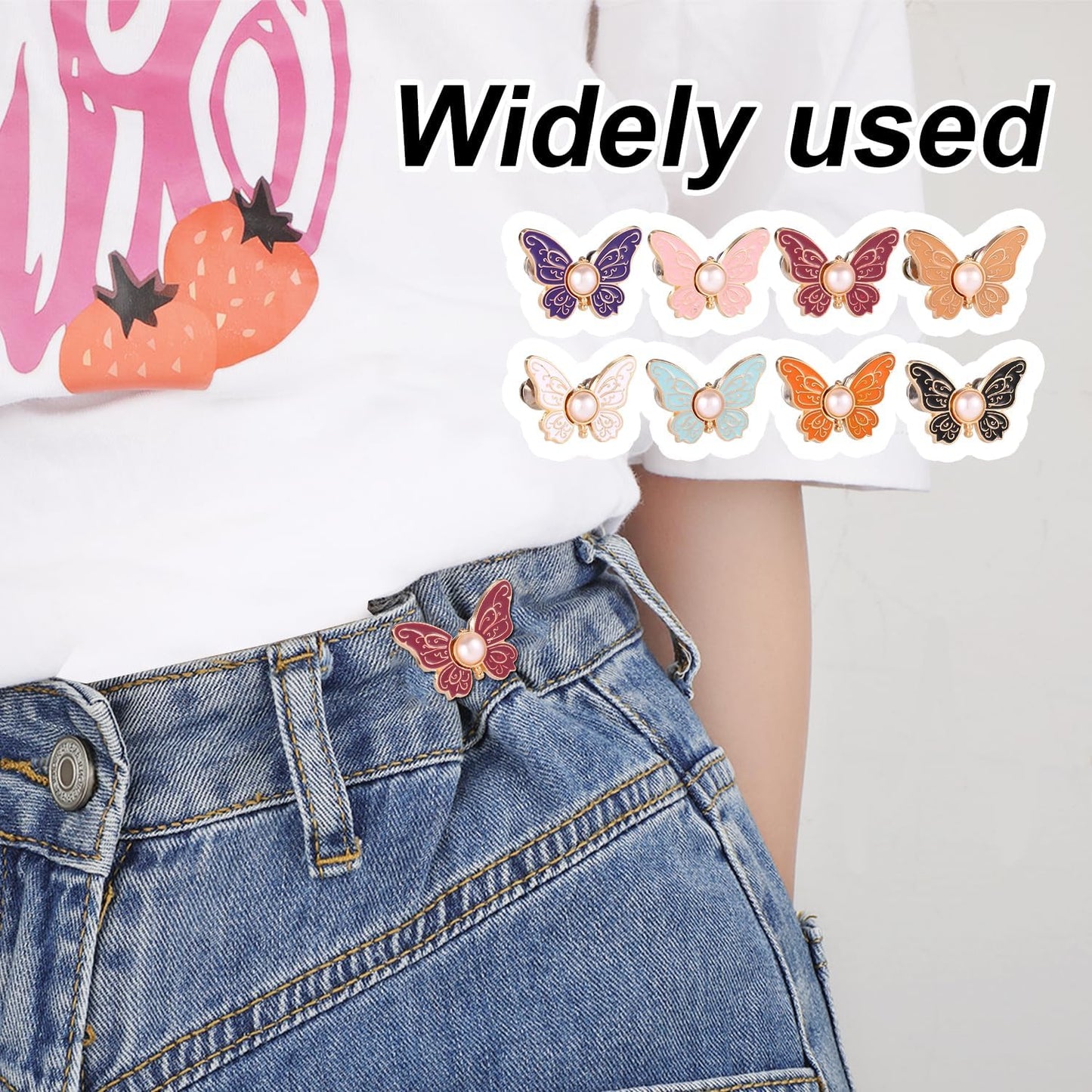 Je favoriete broek weer perfect passend! Elegante vlinder-clips voor een droomtaille 🦋