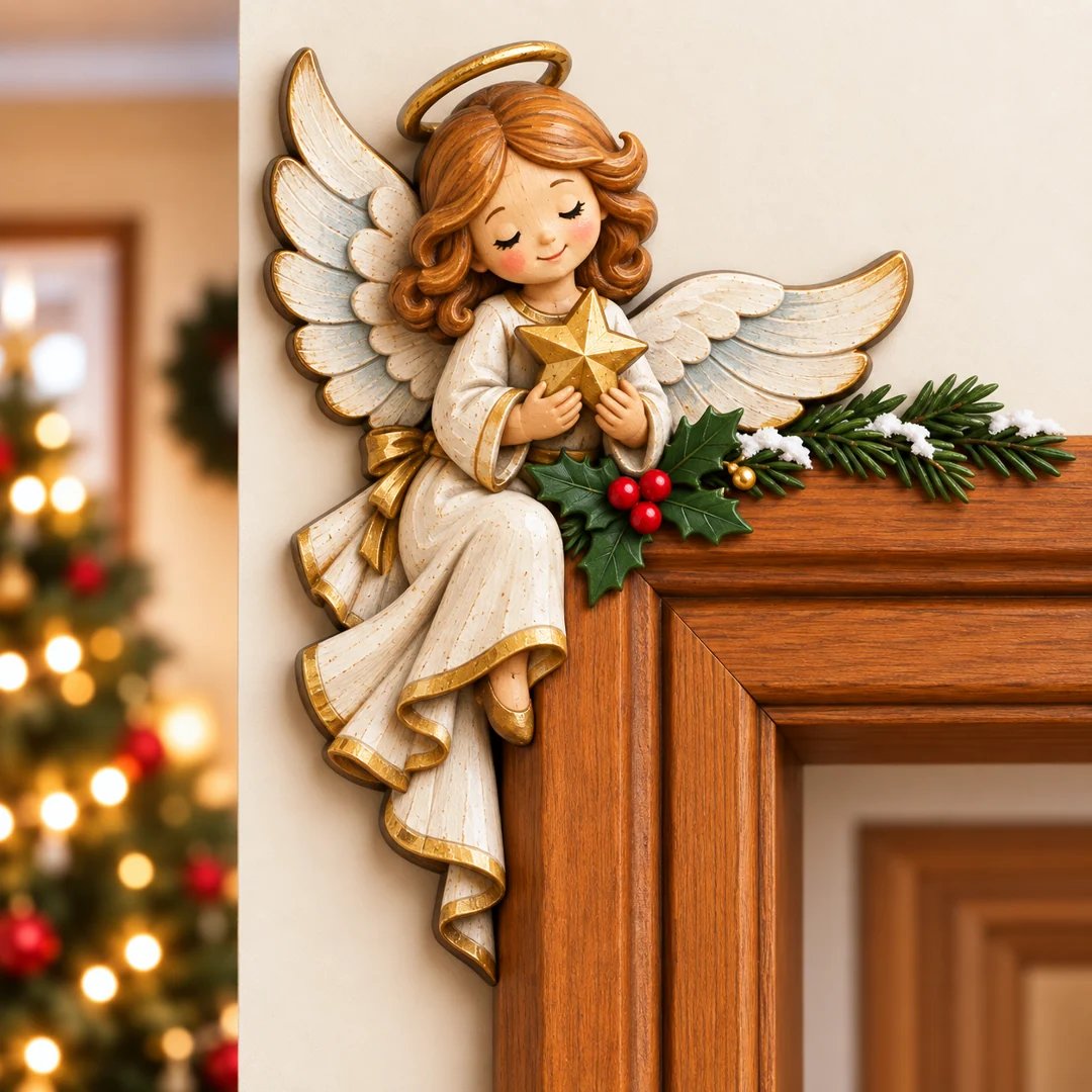 Schattige Kerst Hoekdecoratie Voor Deurposten | De Leukste Kerstblikvanger! 🎅🚪