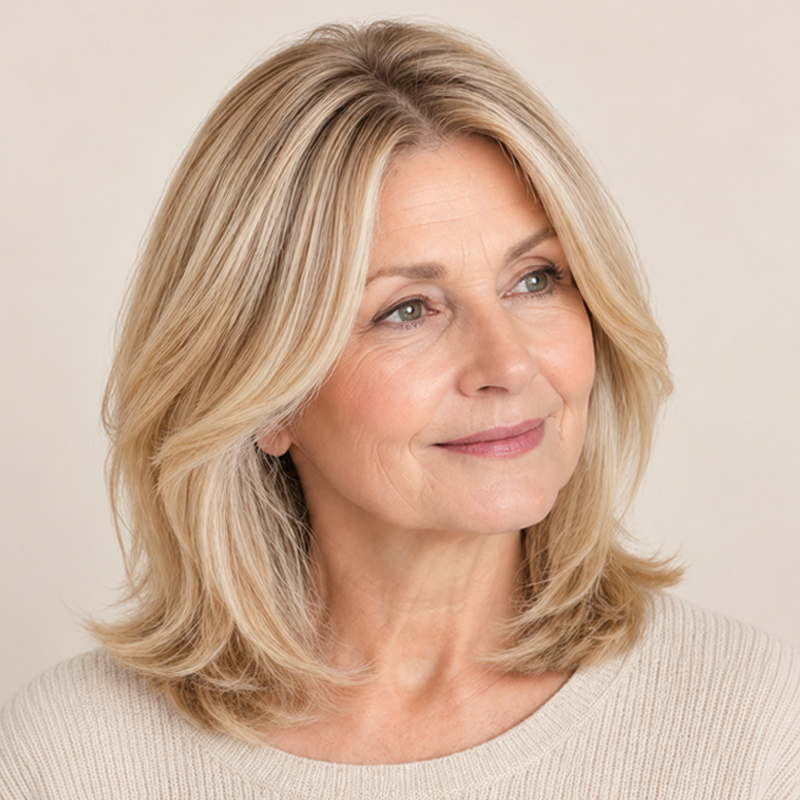 Natuurlijk Haar Topper – Direct Meer Volume & Onzichtbare Scheidingsdekking! ✨💖