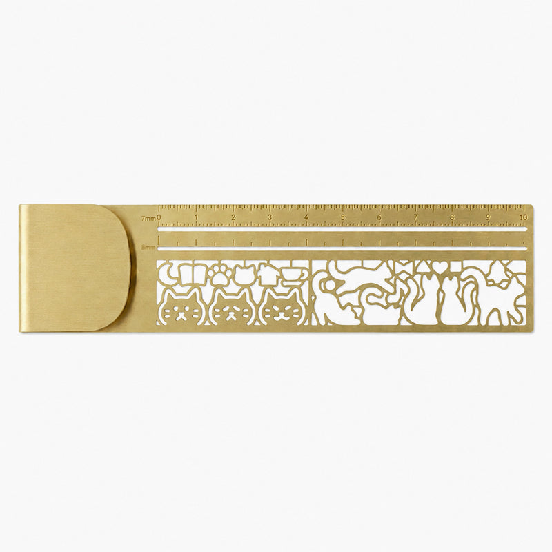 🐾 Elevate Your Reading: Exquisite Hollow-Out Cat Bookmark Ruler 📖