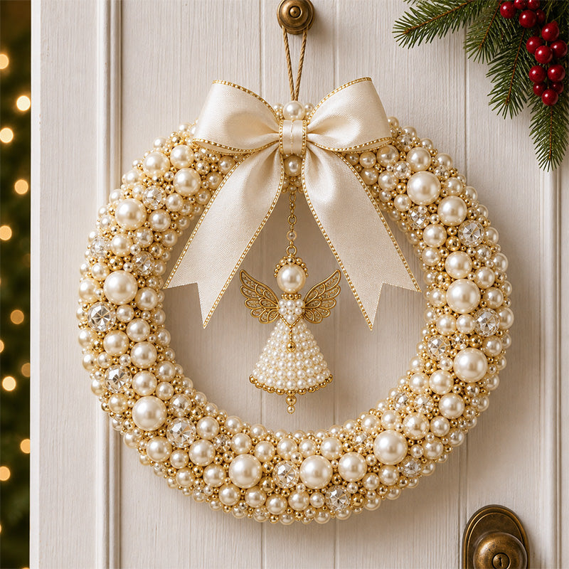 🎀 DIY Luxe Parel Kerstkrans Set | Uniek Handgemaakt Kerstcadeau & Decoratie ✨