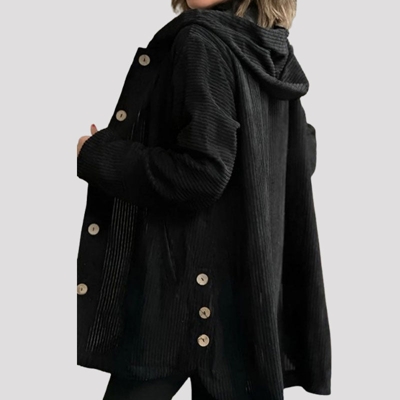 🍂 Syksyn rento samettihupparitakki 🧥