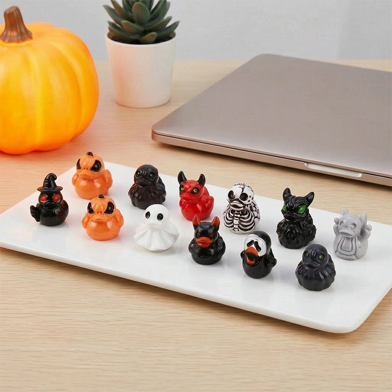 🐤 Maak Halloween Onvergetelijk 🎃 Mini Griezeleendjes voor de Leukste Zoektocht!